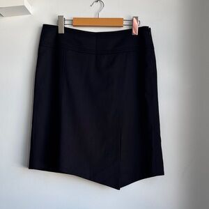 Mexx Asymmetrical Wool Blend Black Skirt